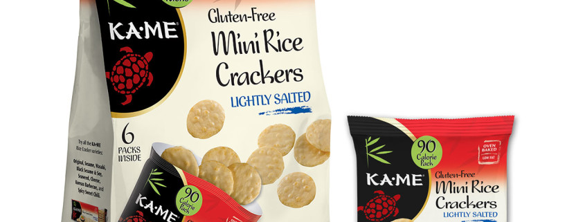 KAME Mini Rice Crackers Packaging