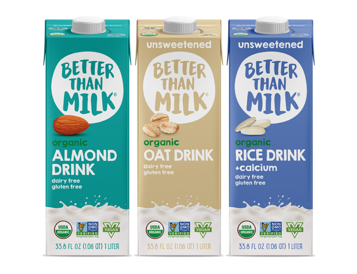 Better Than Milk Brand Packaging