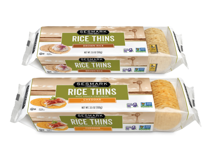 Sesmark Rice Thins Brand Packaging Refresh